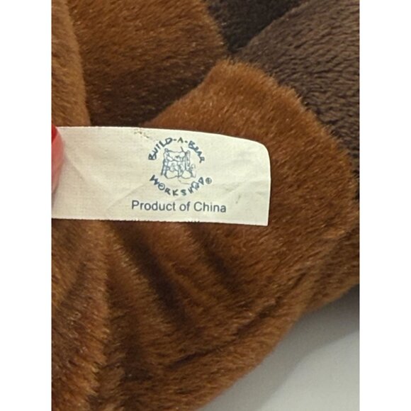 Build-A-Bear Lil Furry Friend Mini Moose Reindeer 11" Plush Red Argyle Sweater‎ - Picture 7 of 9